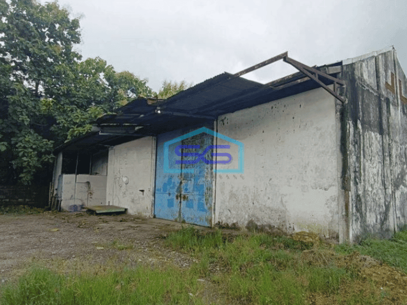 Dijual Gudang Murah Meriah Nol Jl Raya Cerme Benjeng Gresik Dekat Surabaya LT 1624m2