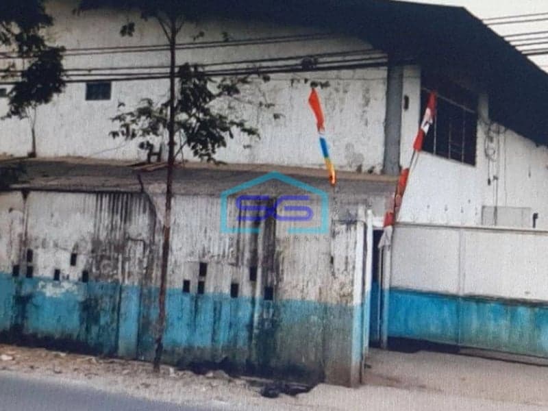 Dijual Gudang ex Pabrik Sepatu di Tangerang Dipinggir Jalan Raya LT 7620m2