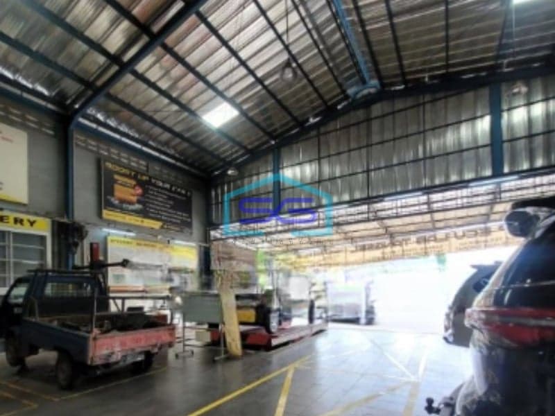 Dijual Ruang Usaha Ex Bengkel Lokasi Pinggir Jalan Raya si Ciater Tangerang LT 368m2