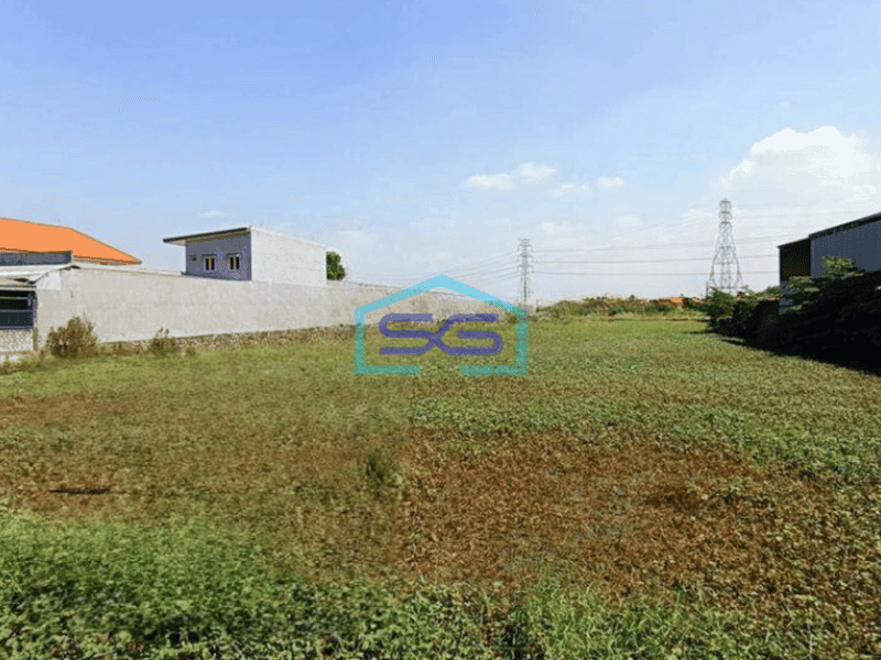 Dijual Tanah Strategis Kawasan Industri Jln Raya Area Byppass Krian Sidoarjo Cocok Untuk Pabrik Gudang LT 14000m2