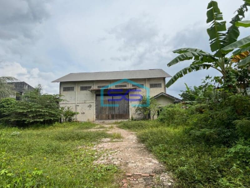 Dijual Tanah + Gudang di Pinggir Jalan Sako Palembang Luas Tanah 1380m2