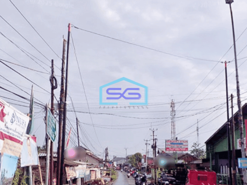 Disewakan Kavling Tanah Luas 2609m2 Jalan Raya Pisangan Bekasi Untuk Gudang Pabrik