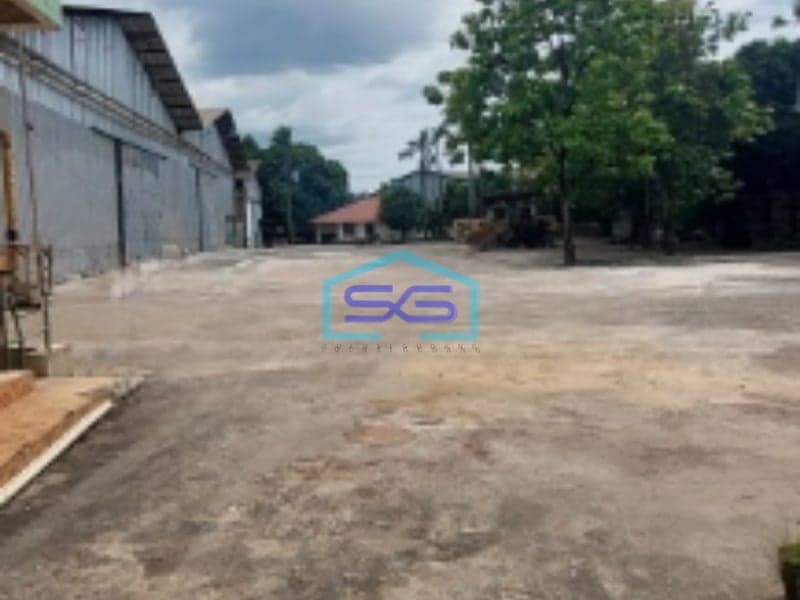 Disewakan Segera Gudang Akses Kontener 40 Feet Luas Bangunan 2500m2 di Cibubur Bogor