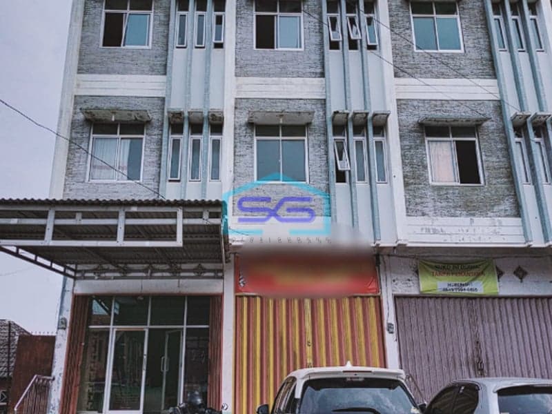 Dijual Ruko 3 Lantai Gandeng, Strategis di Jalan Sukabangun II, Palembang Luas Bangunan 370m2