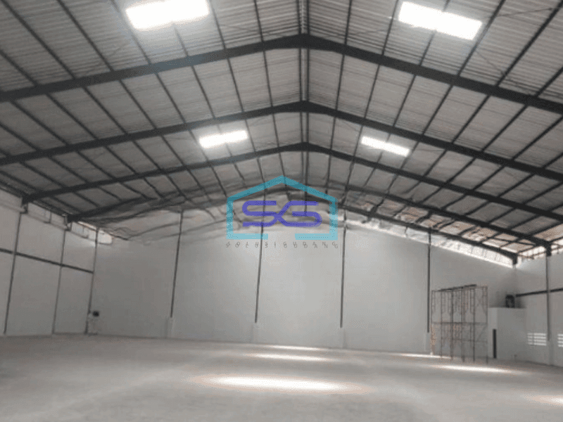 Disewakan Gudang Luas Bangunan  1104 m² di Cikande Serang Akses Container 40 Feet