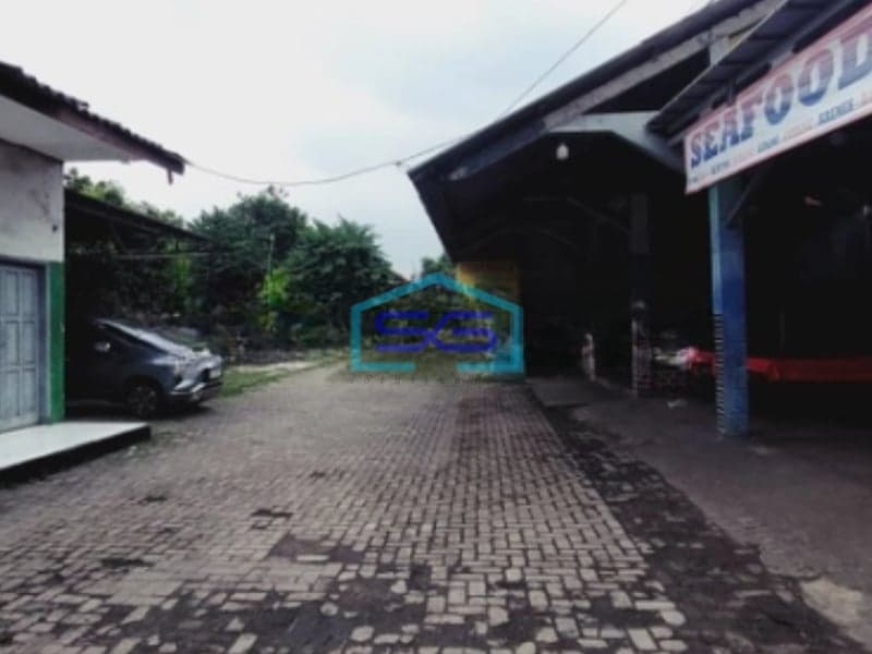 Dijual Tanah Strategis Ada Bangunan Cocok Untuk Usaha di Bantar Gebang Bekasi LT 1570m2