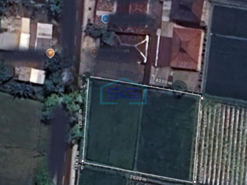 Dijual Tanah Luas 1219m2 di Taman Martani, Kalasan, Sleman Yogyakarta LT 1219m2