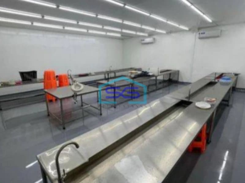 Dijual Gudang Kosambi Gudang Dadap Tangerang Full Epoxy Gudang Bagus Luas bangunan 1020m2