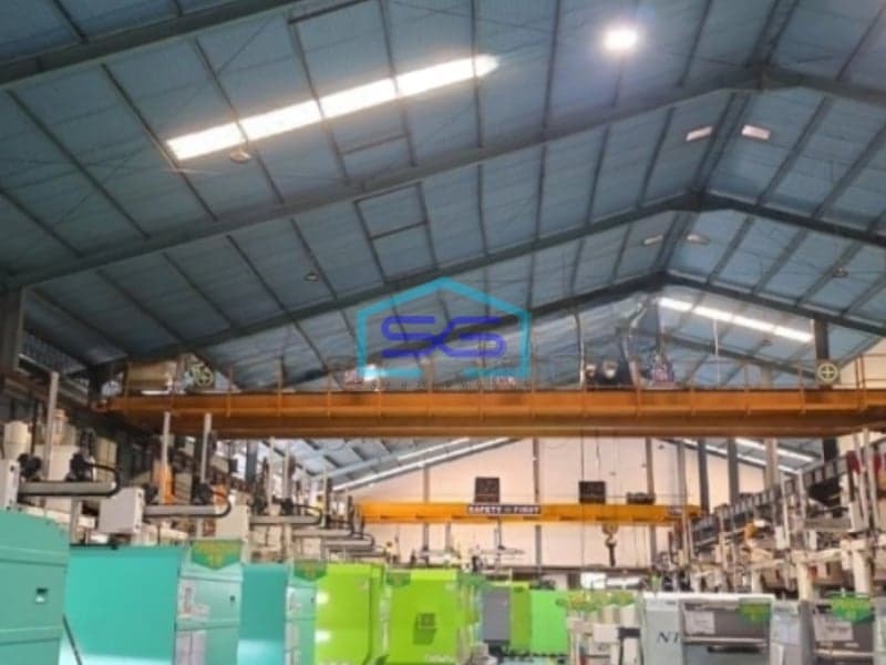 Dijual Pabrik Ada Crane di Kawasan Industri Mm2100 Cibitung Bekasi LT 5100m2