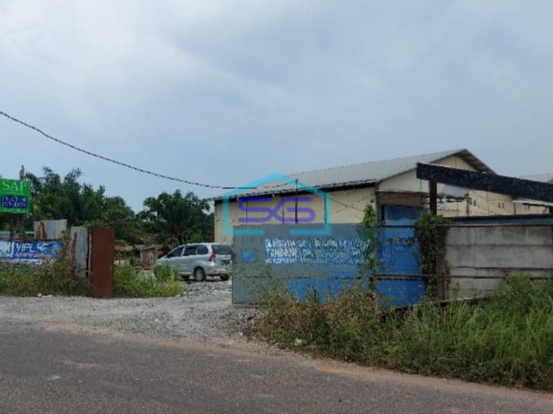 Disewakan 3 Lahan Kosong siap Pakai di Komplek Pergudangan Jl Bumi Mas Km 12 Palembang