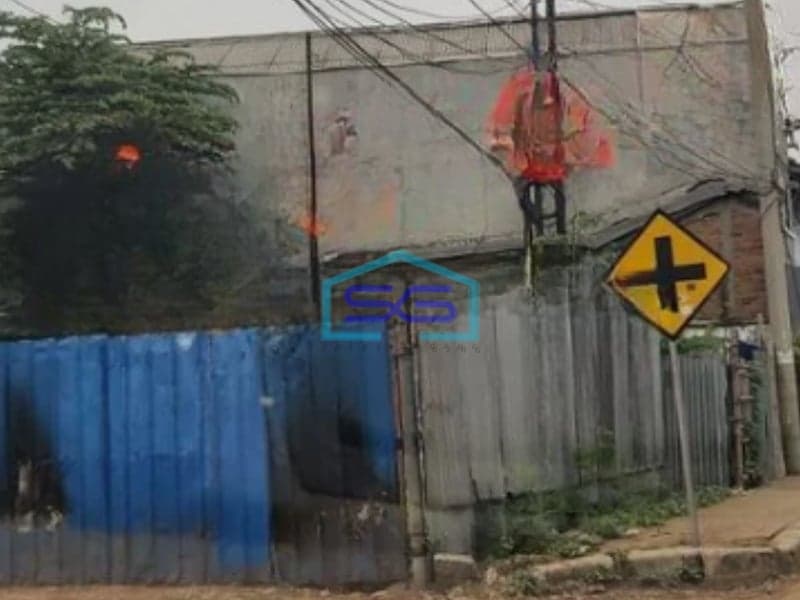 Disewakan Tanah Lahan Kosong di Jl Raya Narogong Bekasi Luas Tanah 1600m2