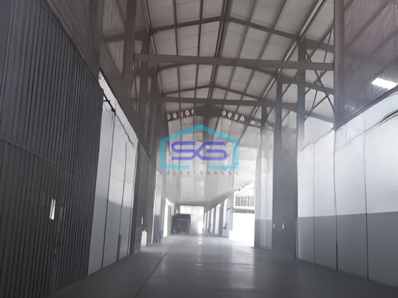 Disewakan Gudang Luas Bangunan  143 m² Akses Container 40 Feet di Jurumudi Tangerang