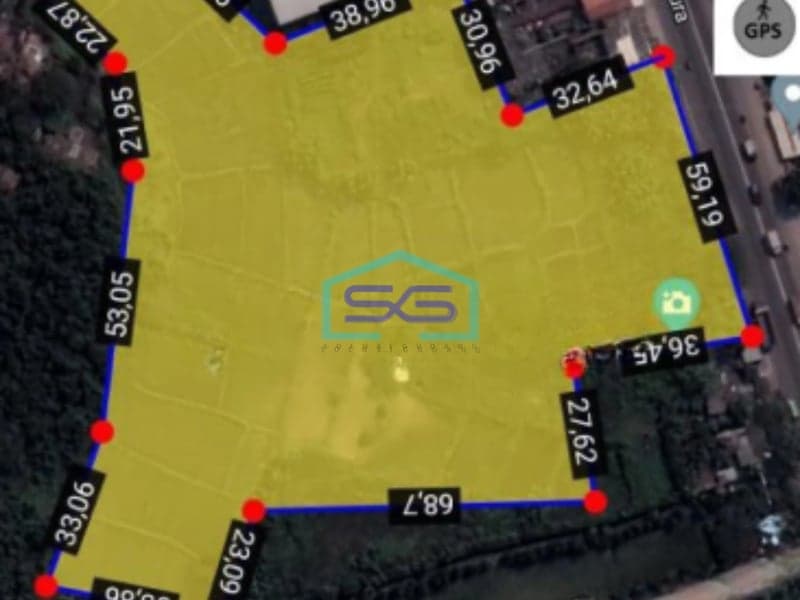 Dijual Tanah di Jalan Utama Negara Cikande Serang Banten SHM LT 11308 m²