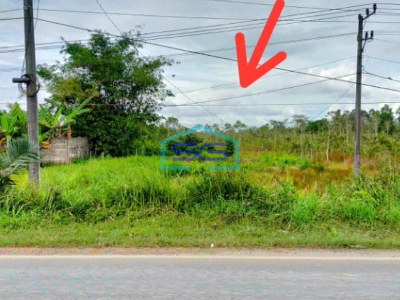 Dijual Lahan Strategis Tepi Jalan Tanjung Api Api Km 13 Banyuasin Sumatera Selatan LT 2 Ha