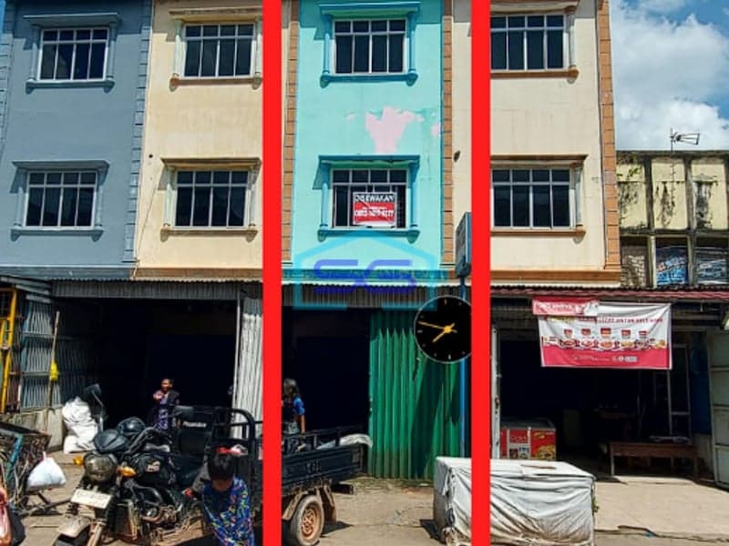 Disewakan Ruko 3 Lantai di Jalan Letnan Jaimas, Pasar Cinde, Palembang LB 152m2