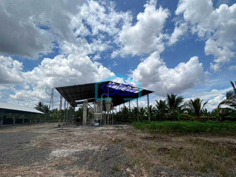 Dijual Gudang Plus Tanah di Tanjung Api Api Banyuasin Palembang LB 1100m2