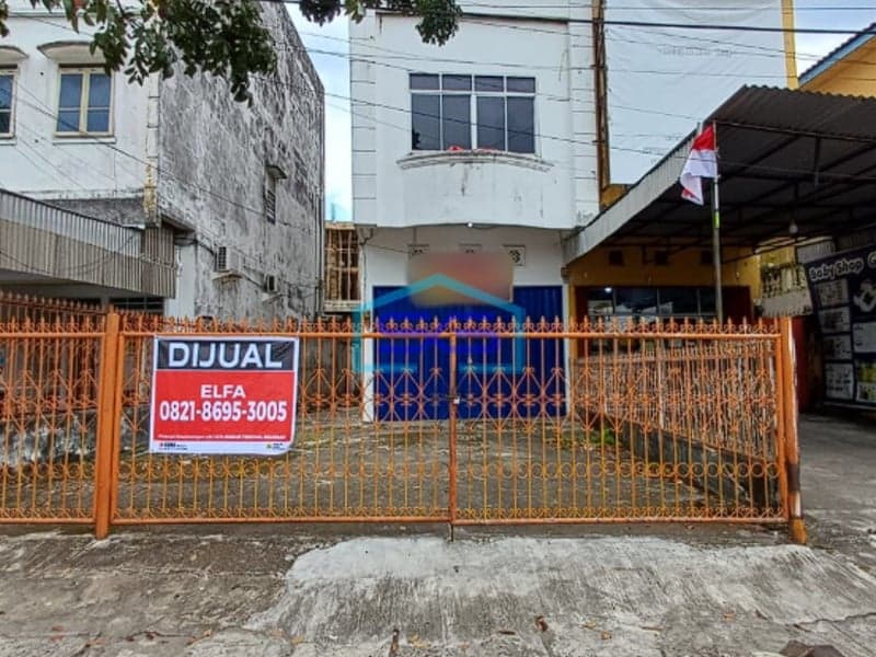 Dijual Ruko 2.5 lantai di Kambang Iwak Palembang Luas Bangunan 150m2
