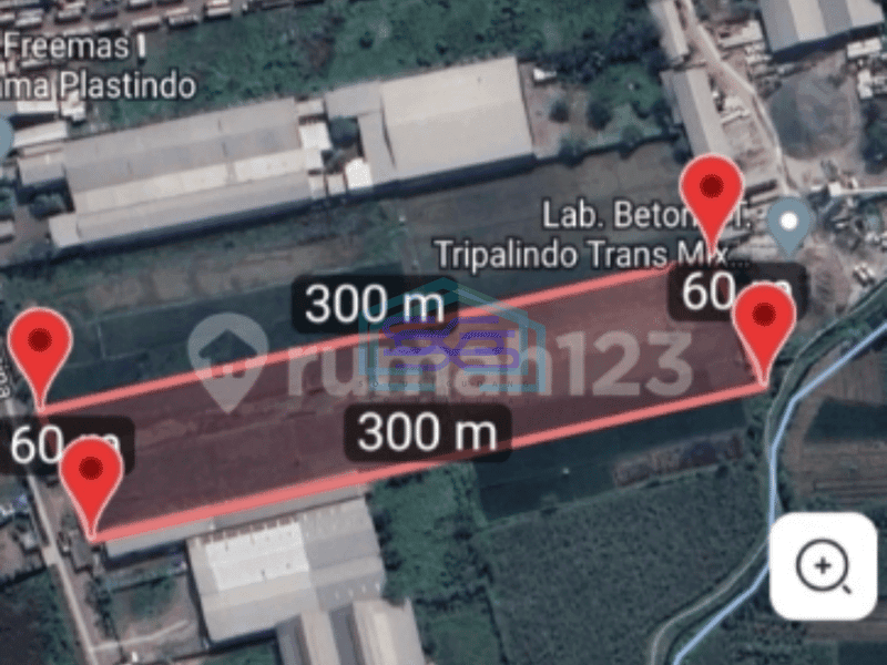 Dijual Tanah Industri Waringin Anom Jl. Pertamina Gresik Luas Tanah 18000 m²
