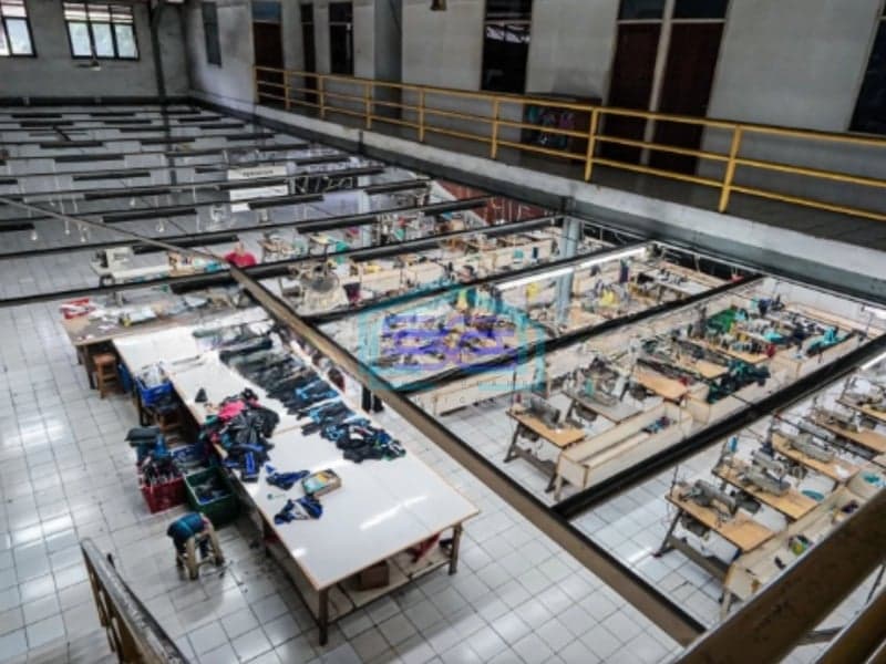 Dijual Pabrik Textile Di Cikupa Siap Pakai Lokasi Bagus Tangerang Luas Bangunan  1240 m²