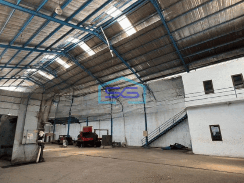 Dijual Gudang Luas Bangunan  1000 m² di Angke Jakarta Barat Akses Container 40 Feet