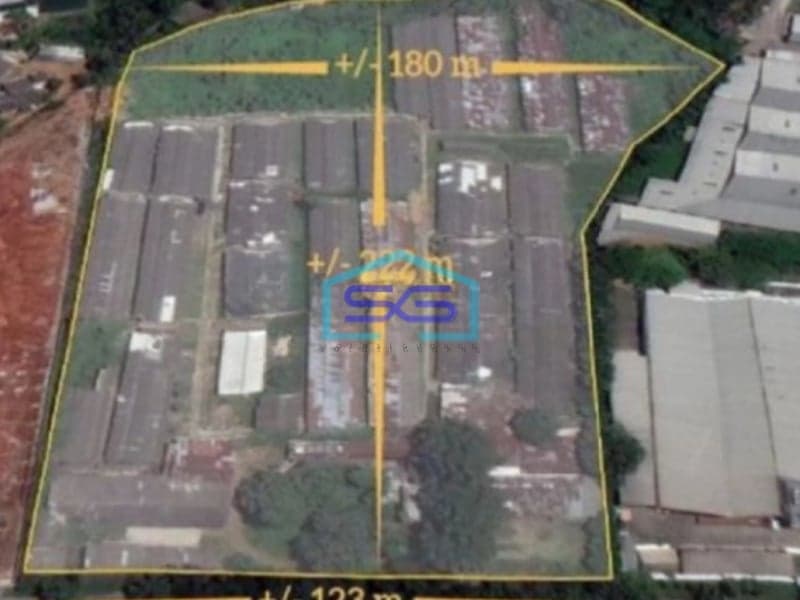 Dijual Tanah Lahan Industri Strategis LT 3,2 Ha Di Gunung Sindur Bogor