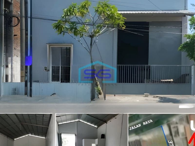 Disewakan Gudang Ada Kantor Luas Tanah 456 m² Lokasi di Surabaya Jawa Timur