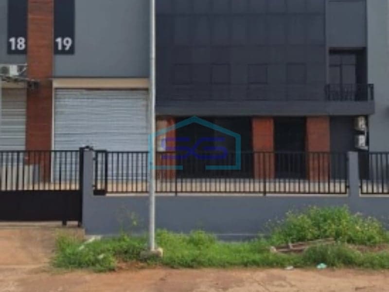 For Sale Industrial Warehouse Blesindo Permit + 2 Floors Office in Legok, Tangerang Land Area 2208m2