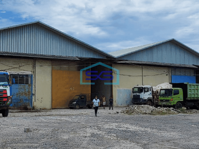 Disewakan 3 Unit Gudang Gandeng di Komplek Pergudangan Jl Bumi Mas Km 12 Palembang