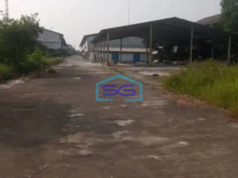 Dijual Tanah Dan Bangunan Gudang Di Jalan Raya Cikande Rangkas Bitung Banten LT 29207m2