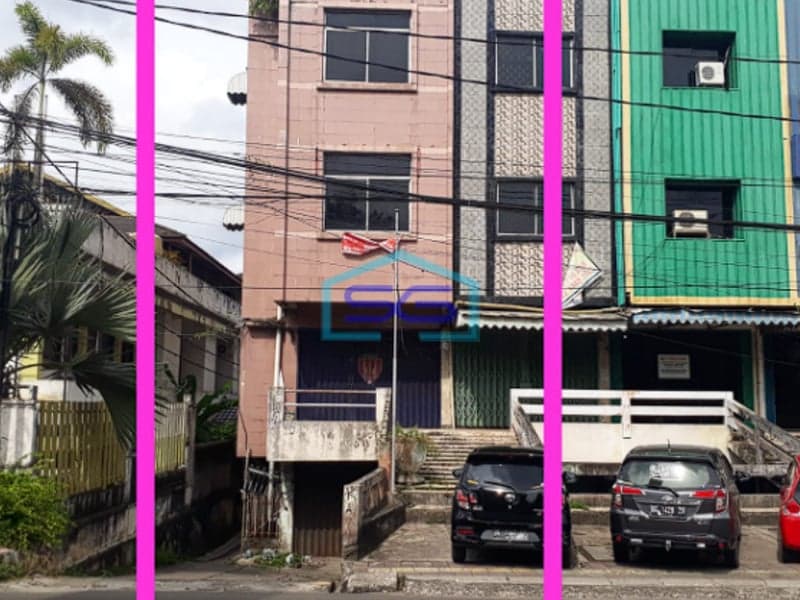 Dijual Ruko Hook di Jalan Jend Sudirman Palembang LB 246m2