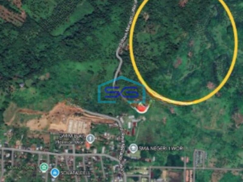 Dijual Tanah Di Dekat SPN Wori Minahasa Utara Luas Tanah (PxL)  700000 m