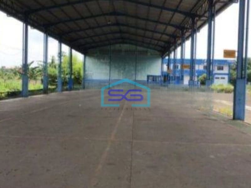 Dijual Gudang Bagus Ex Pabrik di Gunung Putri Bogor Jalan Lebar LT 18585m2