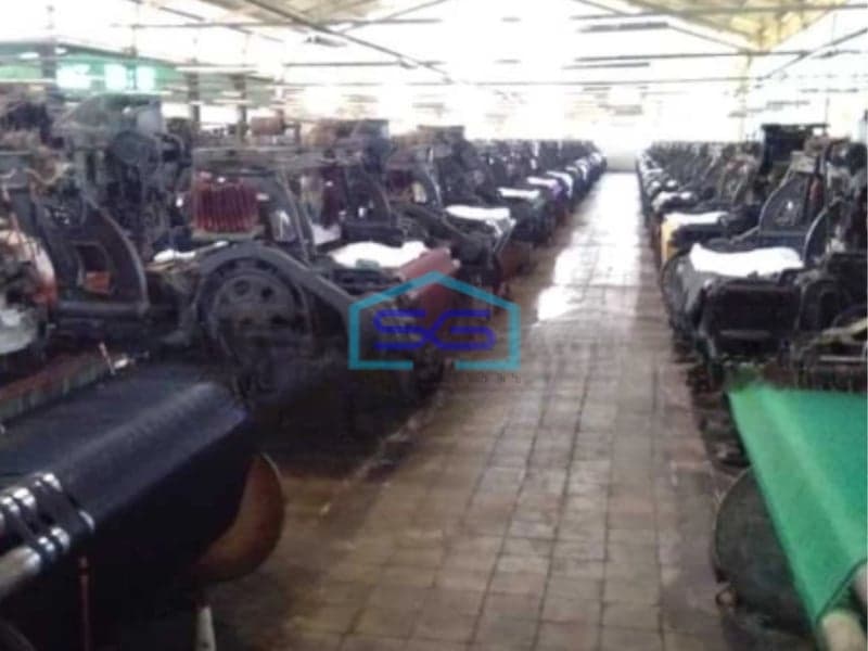 Dijual Pabrik Siap Pakai Luas Bangunan  3372 m² Lokasi Batang Jawa Tengah