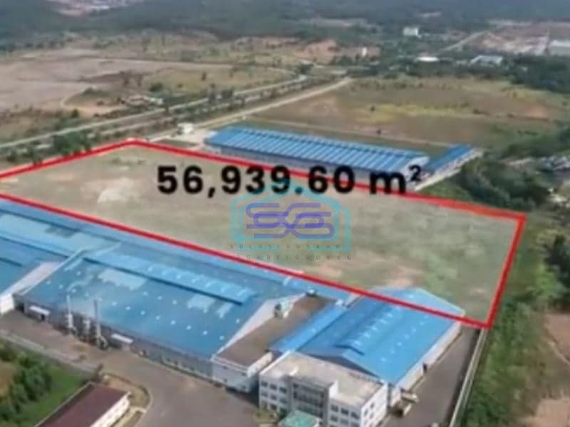 DIjual Tanah  Industri 5,6 Hektar Artha Industrial Hill Di Delta Mas Bekasi Jawa Barat Luas Tanah  56939 m²