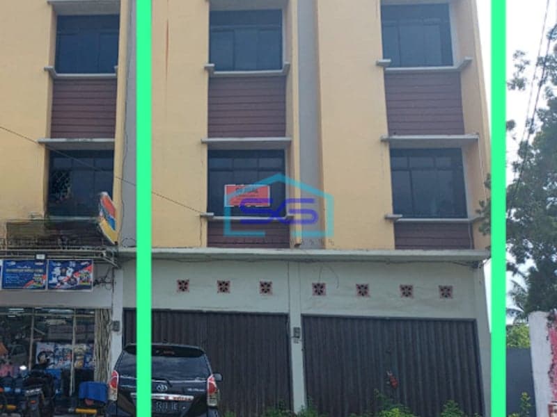Dijual Ruko 2 unit Gandeng Plong, di Jln Abdul Rozak Kalidoni Palembang LB 288m2
