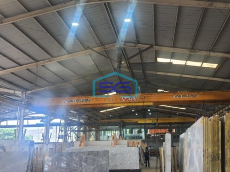 Dijual Gudang Luas Bangunan 9000 m2 Lokasi Sepatan Tangerang