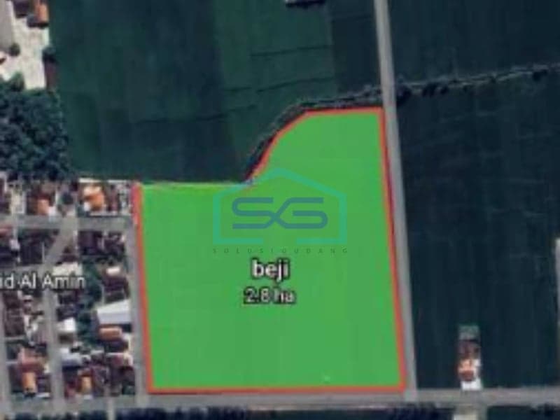 出售工业区土地地块 爪哇岛中部卡拉尼亚卡巴卡拉马特 2.8公顷