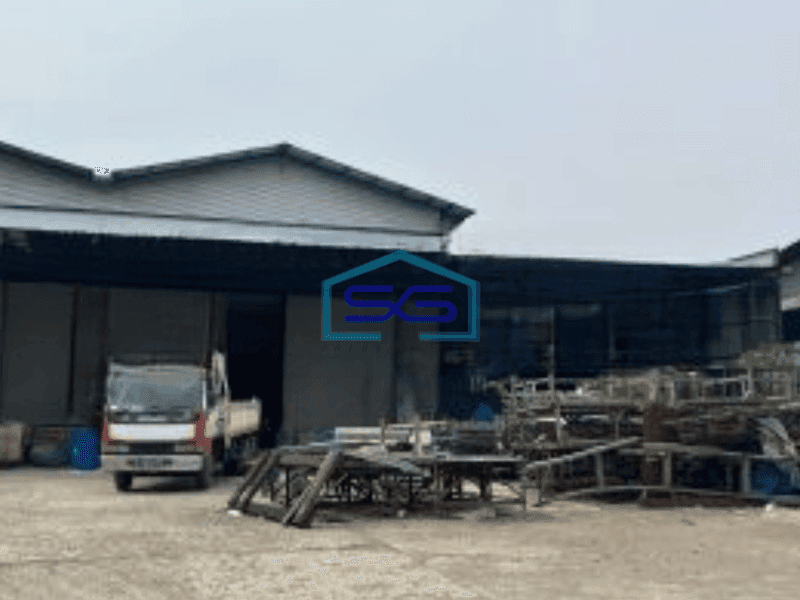 Dijual Cepat Gudang Luas Bangunan 9606 m² Ada Kantor di Jurumudi Tangerang