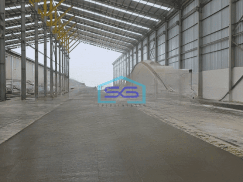 Disewakan Gudang Luas Bangunan  6720 m² Lokasi Bebas Banjir di Periuk Tangerang