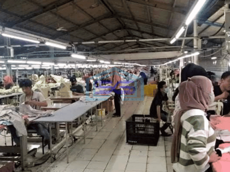 Dijual / Takeover Pabrik Garment di Gunung Sindur Bogor