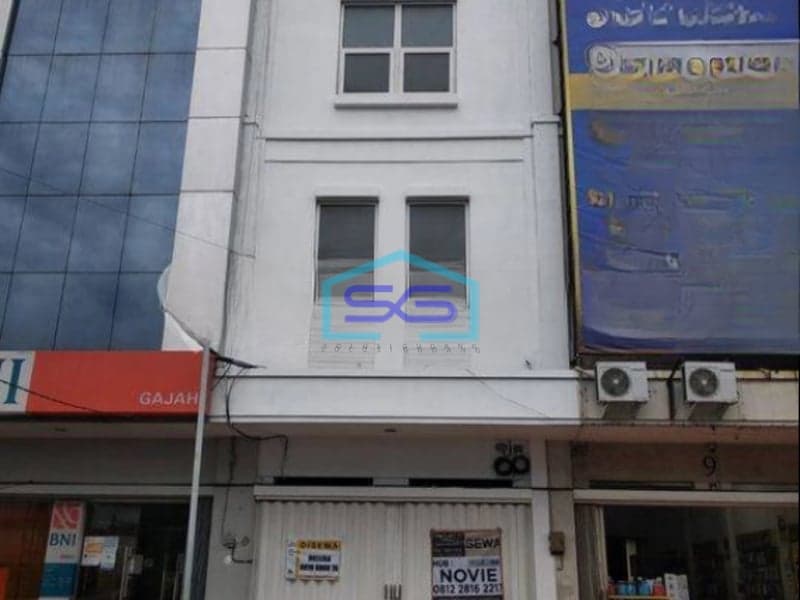 Disewakan Ruko Siap Pakai di Jalan Gajah Raya, Semarang LB 202m2