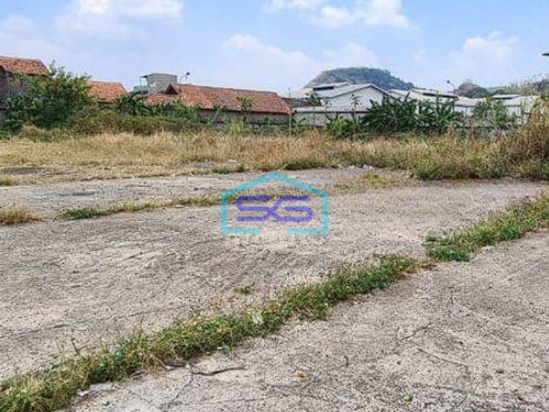 Disewakan Tanah Strategis Full Cor Beton Cimahi Bandung Barat LT 2000m2 Area Industri