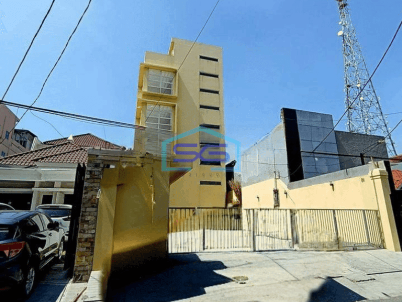 Disewakan Ruko Baru 4 Lantai Parkir Luas Area Panglima Sudirman Surabaya LB 736m2