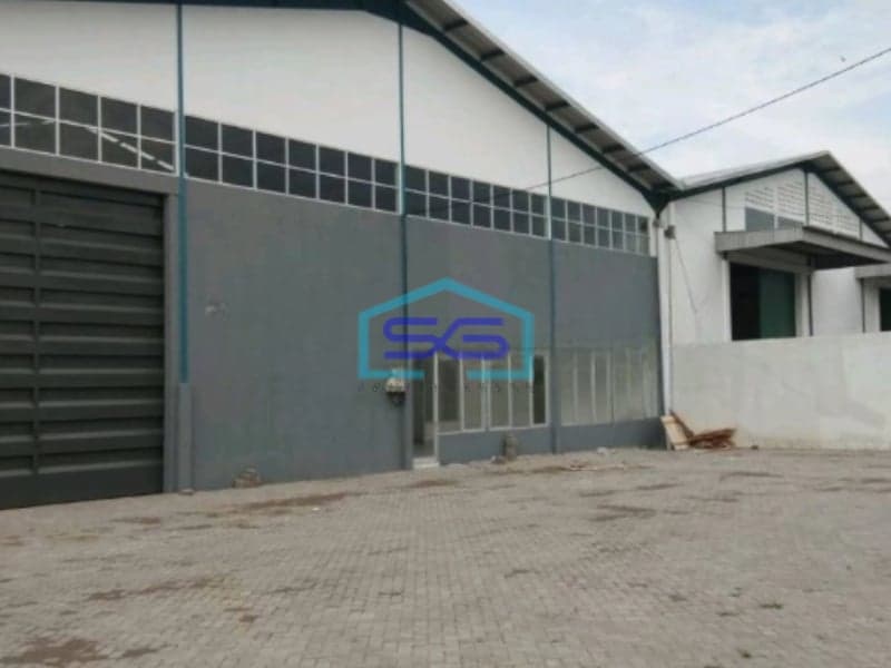 Dijual Gudang Ijin Industri Akses Dekat Tol dan Bandara Waru Surabaya LT 1426m2
