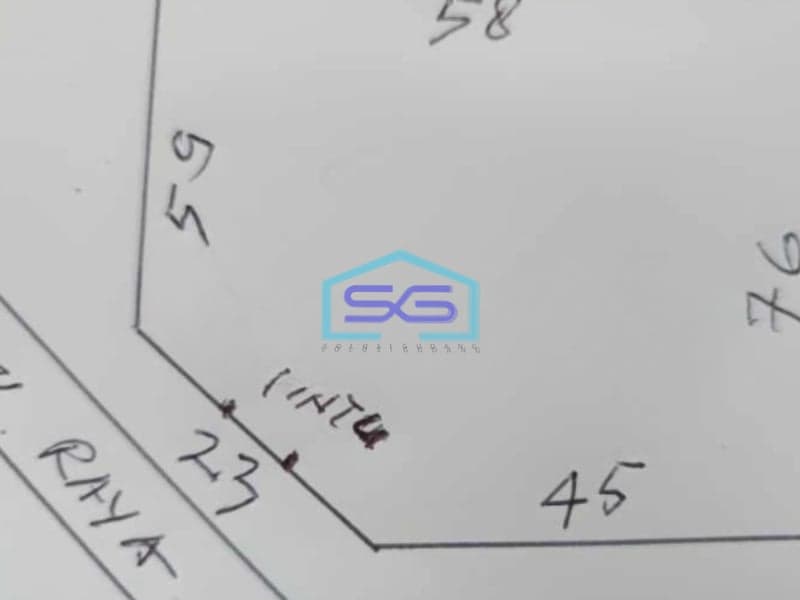 Disewakan Tanah Luas  4500 m² Lokasi Cengkareng Jakarta Barat