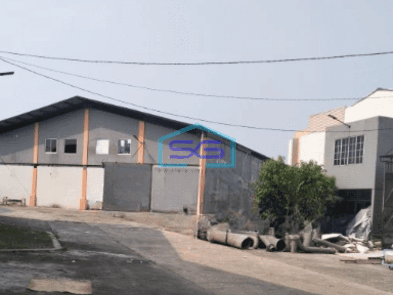 Disewakan Gudang Luas Bangunan 486 m² Akses Container 40 Feet di Tigaraksa Tangerang