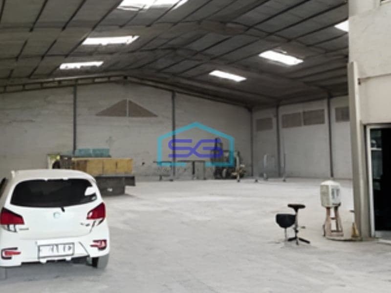 Disewakan Gudang Luas Bangunan  1000 m² Lokasi Bebas Banjir di Tangerang