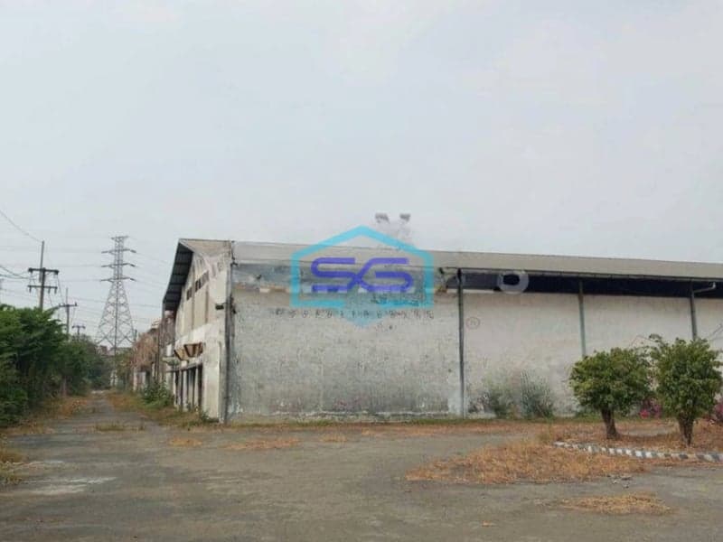 Dijual Gudang Pabrik Hitung Tanah Area Krikilan Driyorejo Gresik LT 60000m2