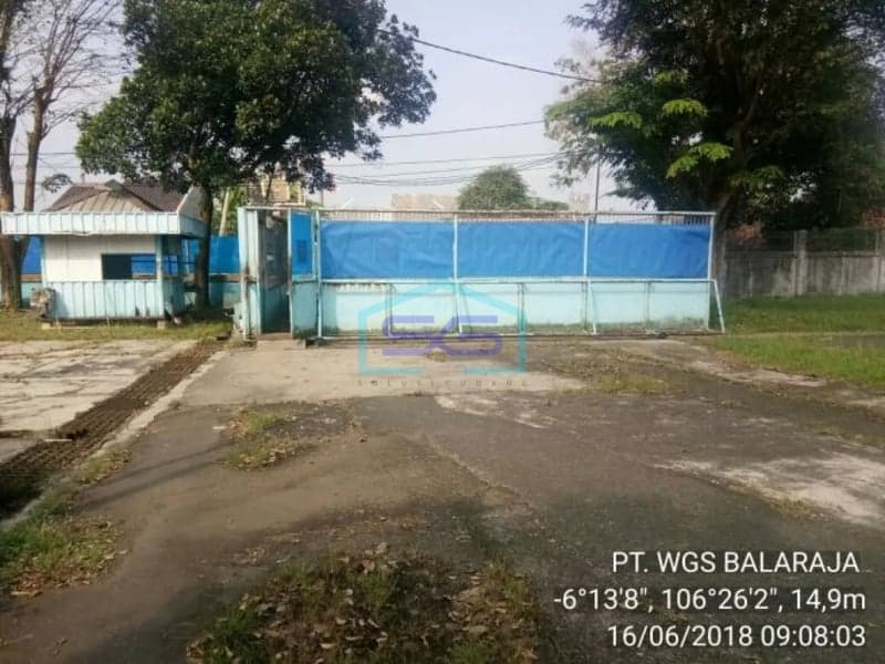 Dijual tanah dan gudang di Balaraja luas 5 ha