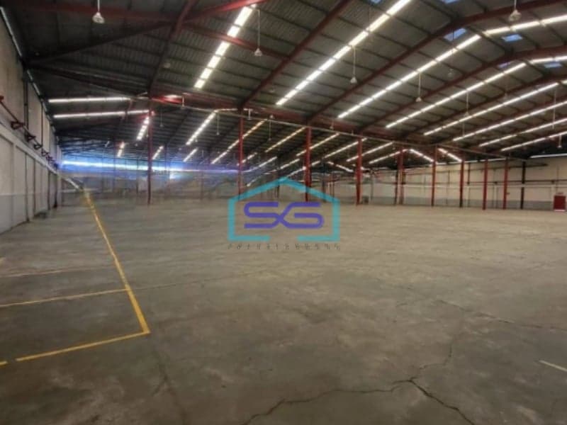 Disewakan Gudang Ada Loading Dock Luas Bangunan  17629 m² di Batu Ceper Tangerang